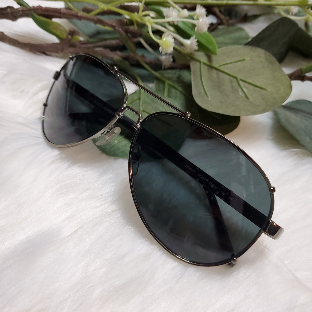 NWT Dolce & Gabbana Riveted Aviator Sunglasses - Picture 4 of 10